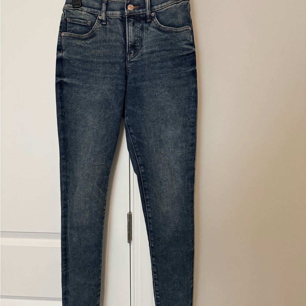 Express Dark Wash Skinny Jeans